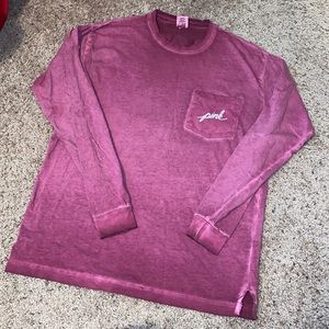 ⚡️3/$18⚡️ PINK! Distressed Colored Long Sleeve